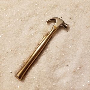 Swank Claw Hammer Carpenter Tie Cip Vintage!